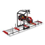 22" Portable Sawmill, 224cc 7HP DUCAR Gasoline Engine, 20" Board Width, 13' Track Length , SM-22