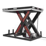 4400lbs Capacity Stationary Powered Hydraulic Lift Table, 51.2” x 33.5” Platform, 41.3” Lift Height, UL Certified Moto, ELT44