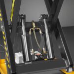 4400lbs Capacity Stationary Powered Hydraulic Lift Table, 51.2” x 33.5” Platform, 41.3” Lift Height, UL Certified Moto, ELT44