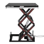 2200 lbs Capacity Stationary Electric Hydraulic Double Scissor Lift Table – 51.2" x 32.3" Platform, 70.1" Lift Height, UL Certified Motor, ELTD22