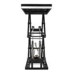 2200 lbs Capacity Stationary Electric Hydraulic Double Scissor Lift Table – 51.2" x 32.3" Platform, 70.1" Lift Height, UL Certified Motor, ELTD22