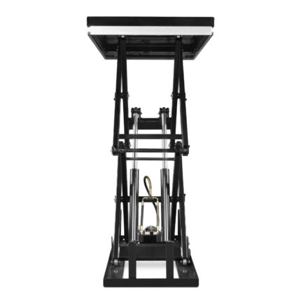 2200 lbs Capacity Stationary Electric Hydraulic Double Scissor Lift Table – 51.2" x 32.3" Platform, 70.1" Lift Height, UL Certified Motor, ELTD22