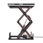 2200 lbs Capacity Stationary Electric Hydraulic Double Scissor Lift Table – 51.2" x 32.3" Platform, 70.1" Lift Height, UL Certified Motor, ELTD22