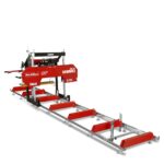 32" Portable Sawmill (5 x Blades Included), 459cc 15HP E-Start Gasoline Engine, 29" Board Width, 20' Track Length (13' Track Length + 6.6' Track Extension Included) , SM-32
