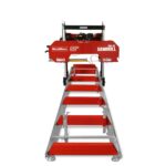 32" Portable Sawmill (5 x Blades Included), 459cc 15HP E-Start Gasoline Engine, 29" Board Width, 20' Track Length (13' Track Length + 6.6' Track Extension Included) , SM-32