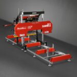 32" Portable Sawmill, 420cc 15HP E-Start Gasoline Engine, 29" Board Width, 13' Track Length , SM-32