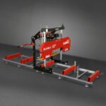 32" Portable Sawmill, 420cc 15HP E-Start Gasoline Engine, 29" Board Width, 13' Track Length , SM-32
