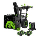 EGO Power+ Peak Power SNT2405 24 in. Two stage 56 V Battery Snow Blower Kit (Battery & Charger) W/ TWO 7.5 AH BATTERIES
