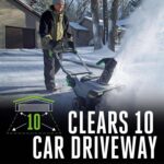 EGO Power+ Peak Power SNT2102 21 in. Single stage 56 V Battery Snow Blower Kit (Battery & Charger) W/ TWO 5.0 AH BATTERIES