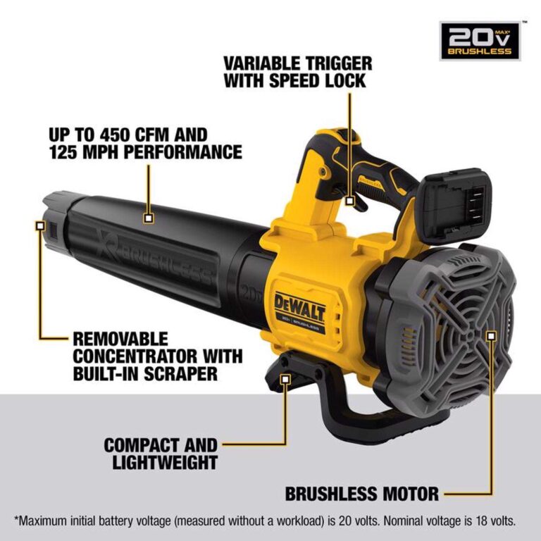 DeWalt 20V MAX DCKO215M1 13 in. 20 V Battery Blower/Trimmer Kit (Battery & Charger)