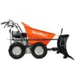 660lbs Capacity 7HP Gas Powered Wheelbarrow Cart with Snow Shovel , T30