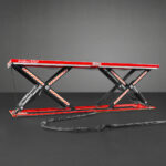 Stationary Electric Hydraulic Parallel Double Scissor Lift Table 3300lb Capacity, 108.3” x 31.5”Platform,33.9”Lift Height,UL Certified Motor, ELT33P