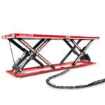 Stationary Electric Hydraulic Parallel Double Scissor Lift Table 3300lb Capacity, 108.3” x 31.5”Platform,33.9”Lift Height,UL Certified Motor, ELT33P