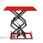 2200 lbs Capacity Stationary Powered Hydraulic Double Scissor Lift Table,86.6" x 51.2" Platform,94.5" Lift Height, UL Certified Moto, ELTD22L