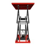 2200 lbs Capacity Stationary Powered Hydraulic Double Scissor Lift Table,86.6" x 51.2" Platform,94.5" Lift Height, UL Certified Moto, ELTD22L