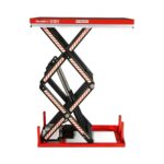2200 lbs Capacity Stationary Electric Hydraulic Double Scissor Lift Table – 51.2" x 32.3" Platform, 70.1" Lift Height, UL Certified Motor, ELTD22