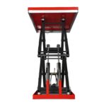 4400 lb Capacity Stationary Electric Hydraulic Double Scissor Lift Table – 63" x 39.4" Platform, 70.1" Lift Height, UL Certified Motor, ELTD44L