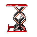 4400lbs Capacity Stationary Electric Hydraulic Double Scissor Lift Table, 51.2” x 33.5” Platform, 70.1” Lift Height, UL Certified Motor, ELTD44