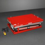 4400lbs Capacity Stationary Electric Hydraulic Double Scissor Lift Table, 51.2” x 33.5” Platform, 70.1” Lift Height, UL Certified Motor, ELTD44