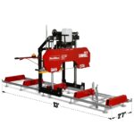 26" Portable Sawmill, 459cc 15HP E-Start Gasoline Engine, 22" Board  Width, 13' Track Length , SM-26