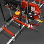 22" Portable Sawmill, 224cc 7HP DUCAR Gasoline Engine, 20" Board Width, 13' Track Length , SM-22