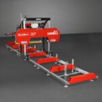 32" Portable Sawmill (5 x Blades Included), HONDA GX390 389cc E-Start Gasoline Engine, 29" Board Width, 20' Track Length (13' Track Length + 6.6' Track Extension Included) , SM-32