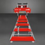 32" Portable Sawmill (5 x Blades Included), HONDA GX390 389cc E-Start Gasoline Engine, 29" Board Width, 20' Track Length (13' Track Length + 6.6' Track Extension Included) , SM-32