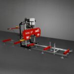 22" Portable Sawmill, 270cc 9HP Gasoline Engine, 20" Board Width, 13' Track Length , SM-22