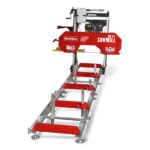 22" Portable Sawmill, 270cc 9HP Gasoline Engine, 20" Board Width, 13' Track Length , SM-22