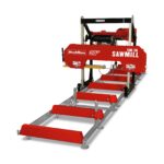 36" MAX Portable Sawmill, 25HP 688cc HONDA GX690 V-Twin Engine, 36" Board Width, 20' Track Length, (10 x Blades Included), SM-36HMAX