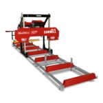 36" MAX Portable Sawmill, 25HP 688cc HONDA GX690 V-Twin Engine, 36" Board Width, 20' Track Length, (10 x Blades Included), SM-36HMAX