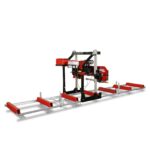 36" MAX Portable Sawmill, 25HP 688cc HONDA GX690 V-Twin Engine, 36" Board Width, 20' Track Length, (10 x Blades Included), SM-36HMAX