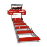 36" MAX Portable Sawmill, 25HP 688cc HONDA GX690 V-Twin Engine, 36" Board Width, 20' Track Length, (10 x Blades Included), SM-36HMAX