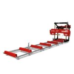 36" MAX Portable Sawmill, 25HP 688cc HONDA GX690 V-Twin Engine, 36" Board Width, 20' Track Length, (10 x Blades Included), SM-36HMAX