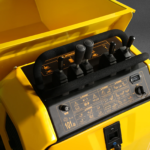 1800lb 420cc  E-start Gas Engine Stand-ON Hydraulic Track Dumper with Self-Loading , T80