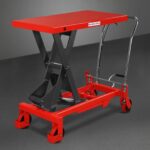 Mobile Scissor Lift Table Cart 2200lbs Capacity, Platform Size, 39.4” x 20.2”, Height 39.4” , TF22