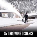 EGO Power + Peak Power SNT2125AP 21 in. Single stage 56 V Battery Auger-Propelled Snow Blower Kit (B W/ HEATED HANDLES & TWO 7.5 AH BATTERIE