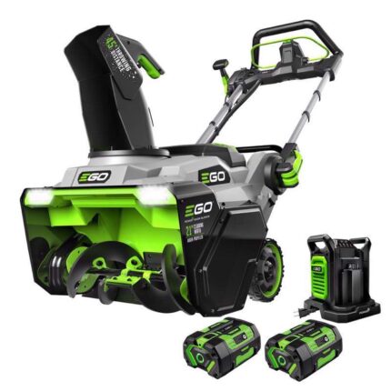 EGO Power + Peak Power SNT2125AP 21 in. Single stage 56 V Battery Auger-Propelled Snow Blower Kit (B W/ HEATED HANDLES & TWO 7.5 AH BATTERIE