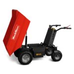1100lb Loading 1000W DC Motor 48V Battery Powered Hydraulic Tipping Dump Cart, EH50
