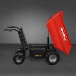 1100lb Loading 1000W DC Motor 48V Battery Powered Hydraulic Tipping Dump Cart, EH50