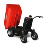 1100lb Loading 1000W DC Motor 48V Battery Powered Hydraulic Tipping Dump Cart, EH50