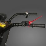 1100lb Loading 1000W DC Motor 48V Battery Powered Hydraulic Tipping Dump Cart, EH50