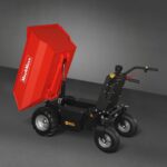 1100lb Loading 1000W DC Motor 48V Battery Powered Hydraulic Tipping Dump Cart, EH50