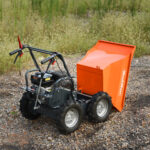 660lbs Capacity 7HP Gas Powered Wheelbarrow  Cart T30 3F+1R Gearbox , T30