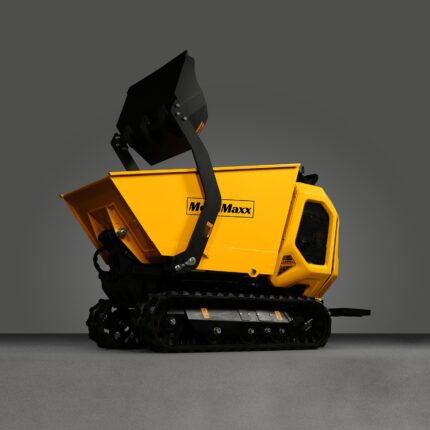 1800lb 420cc  E-start Gas Engine Stand-ON Hydraulic Track Dumper with Self-Loading , T80