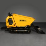 1800lb 420cc  E-start Gas Engine Stand-ON Hydraulic Track Dumper with Self-Loading , T80
