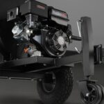 5 inch E-start DUCAR 420cc 15hp Gasoline Engine Powered Disc Wood Chipper with Taillight , P4205