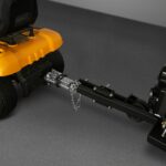 5 inch E-start DUCAR 420cc 15hp Gasoline Engine Powered Disc Wood Chipper with Taillight , P4205