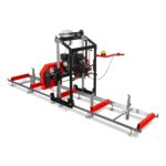 22" Portable Sawmill, KOHLER 9.5hp 277cc Gasoline Engine, 20" Board Width, 13' Track Length , SM-22