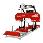 26" Portable Sawmill, 459cc 15HP E-Start Gasoline Engine, 22" Board  Width, 13' Track Length , SM-26